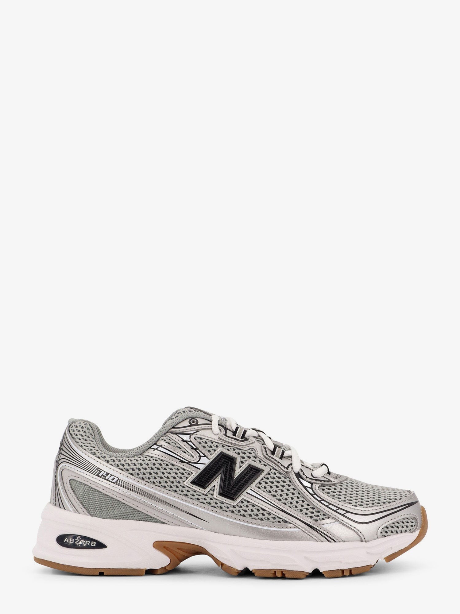 740 mesh sneakers with leather inserts