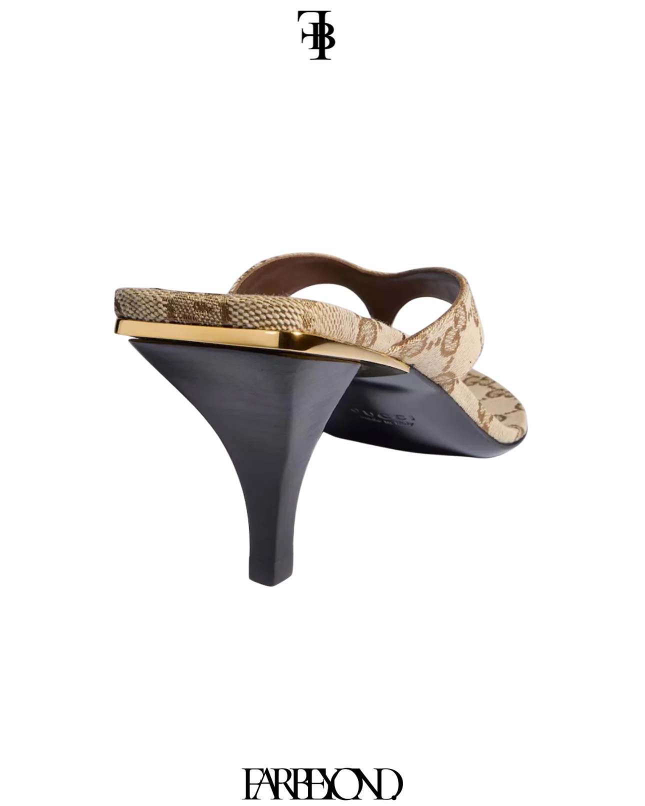 Gucci Vittoria Leather Thong - Image 3