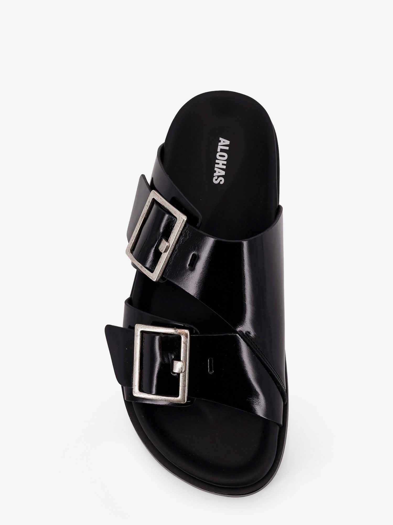 Alba low leather sandals - Image 4