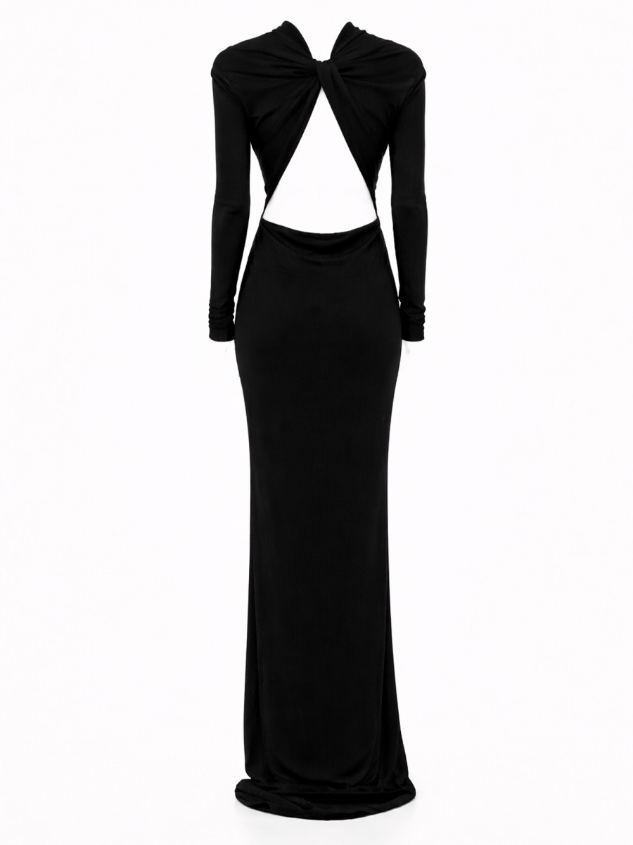 ASYMMETRICAL EVENING DRESS - Image 3