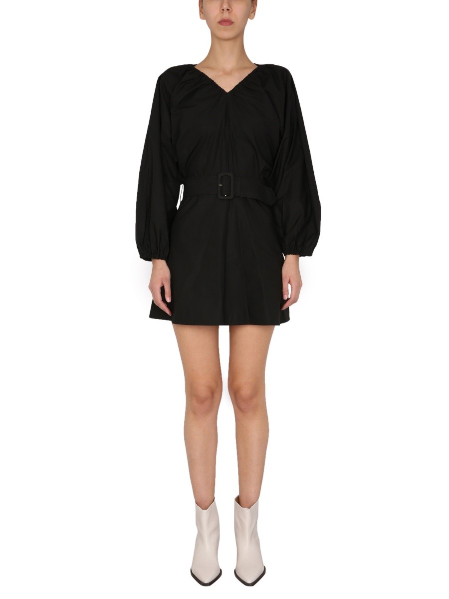 BALLOON SLEEVES DRESS
