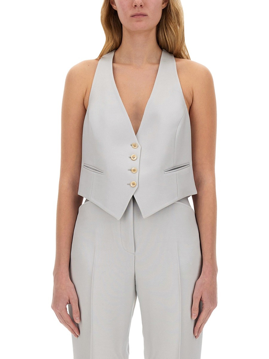 "BARATHEA" SILK WOOL VEST