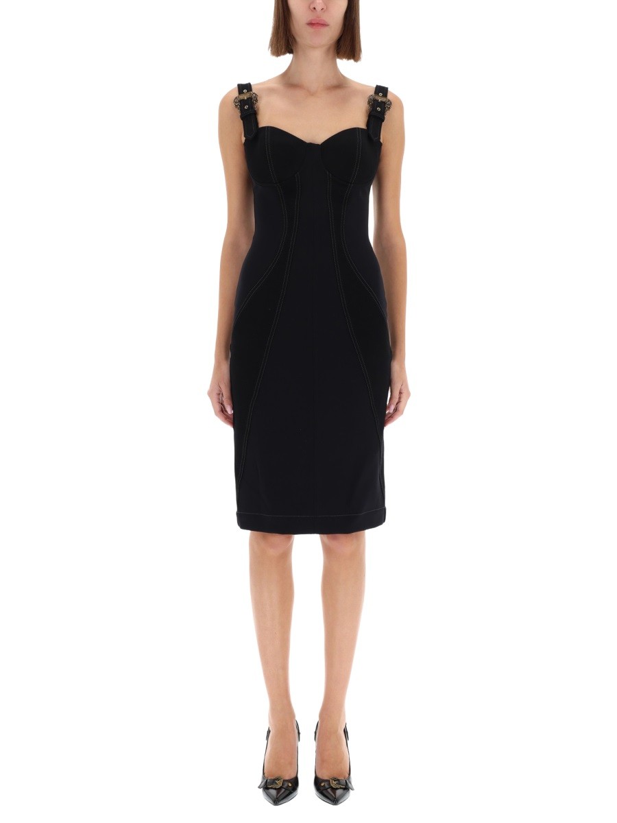 "BAROQUE" BUCKLED DRESS