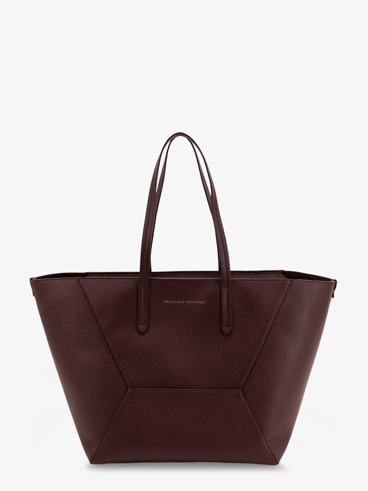 BC Duo hammered leather shoulder bag