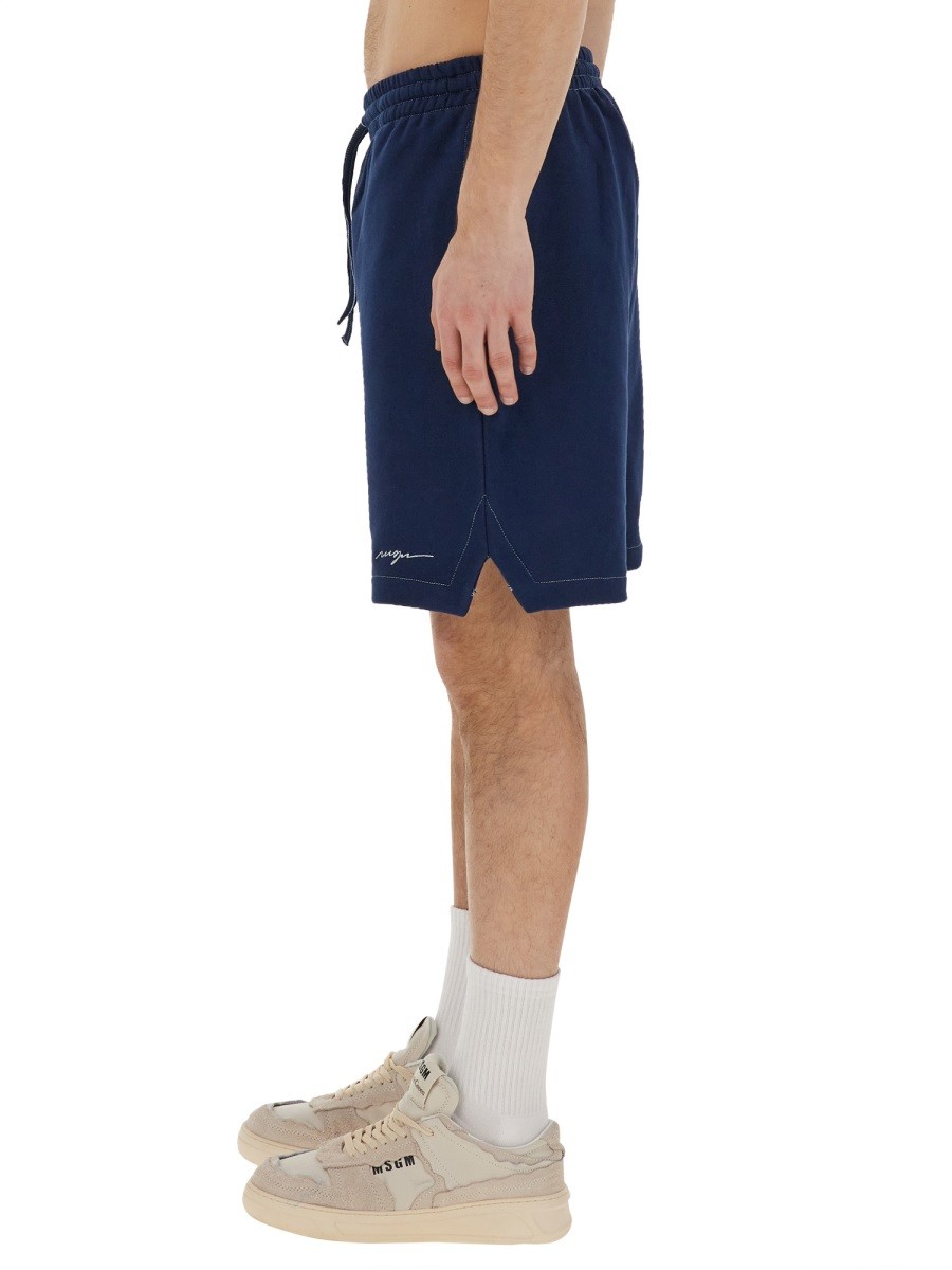 BERMUDA SHORTS WITH EMBROIDERED LOGO - Image 4