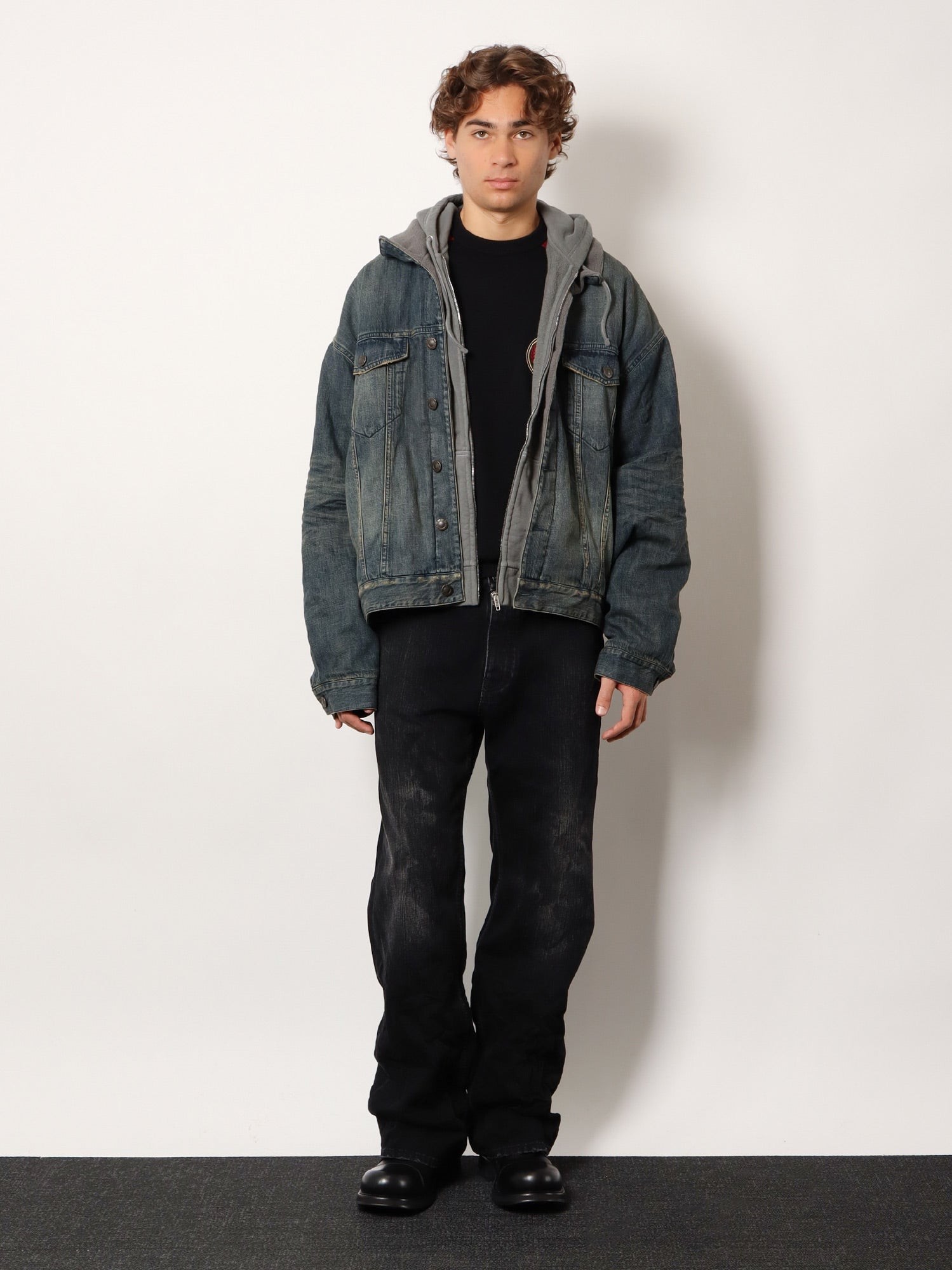 Black denim jeans - Image 2