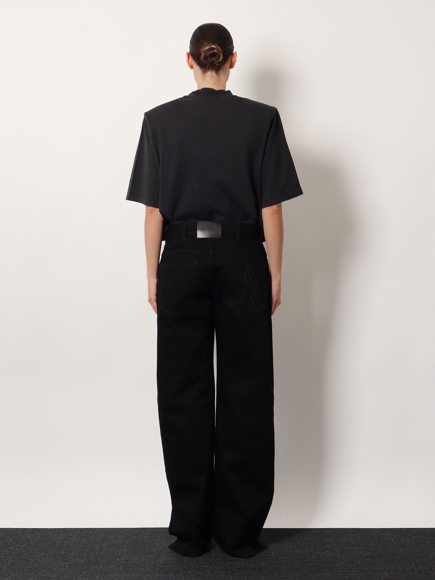 Black denim trousers - Image 3