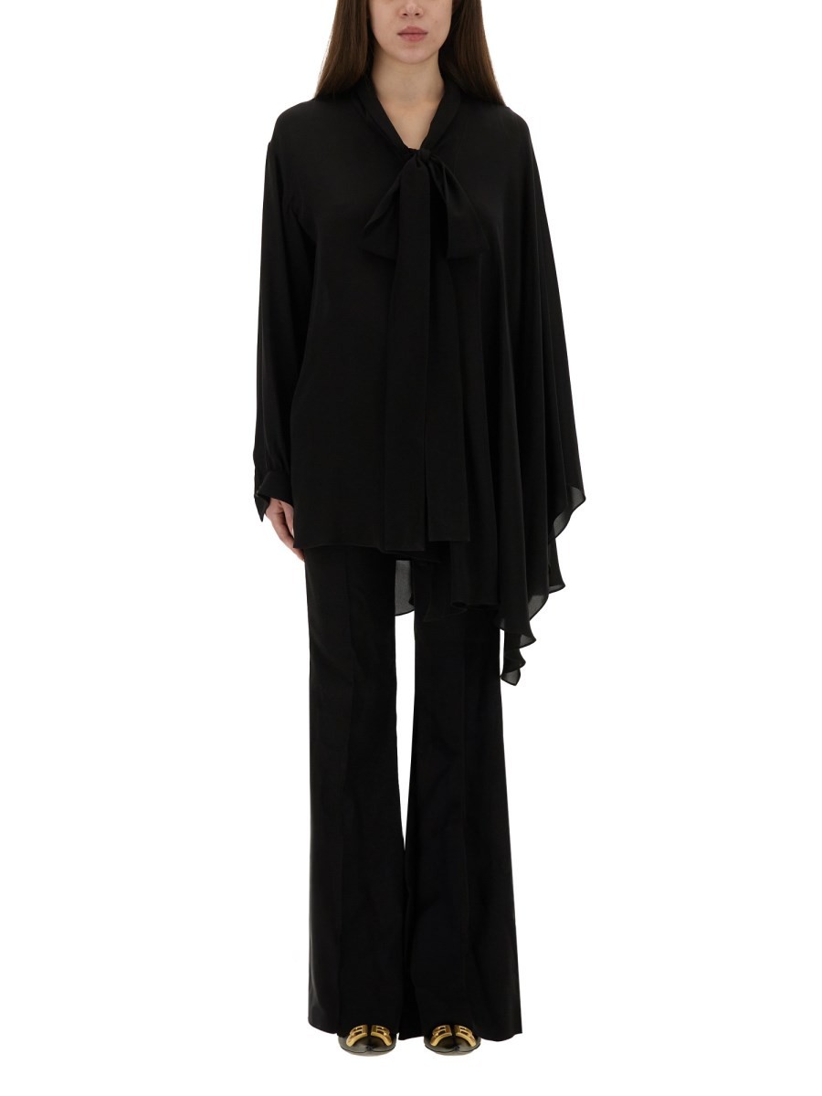 BLOUSE WITH SCARF