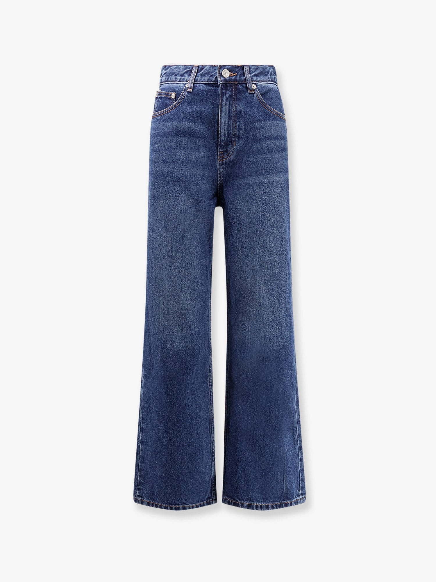 Blue denim jeans