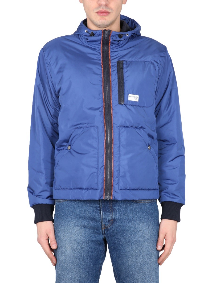 BOMBER JACKET WITH LOGO