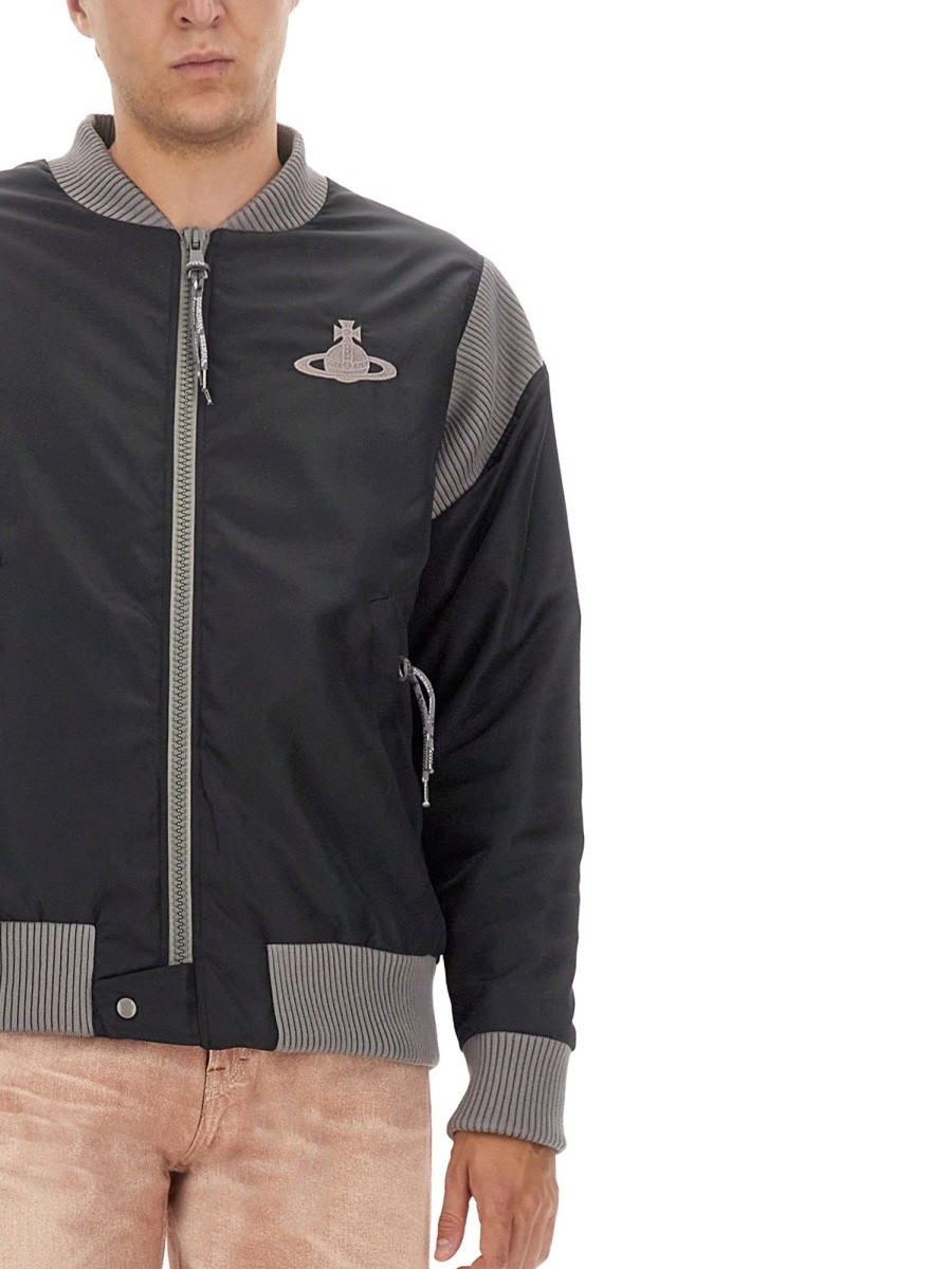 BOMBER JACKET WITH LOGO - Image 3