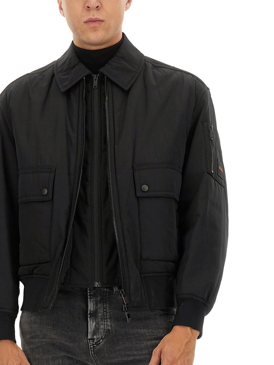 BOMBER JACKET WITH REMOVABLE LINING - Image 4