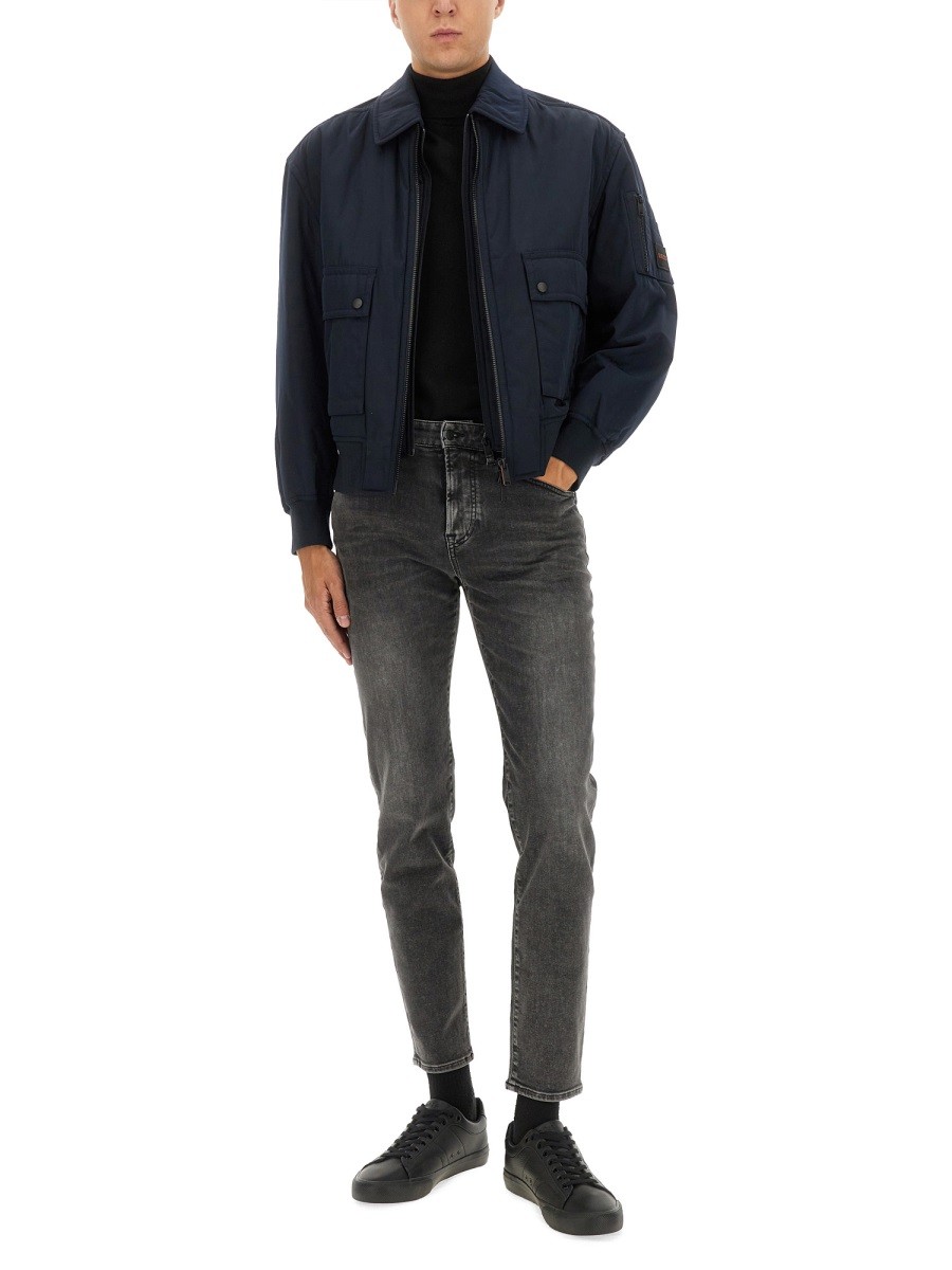 BOMBER JACKET WITH REMOVABLE LINING - Image 2