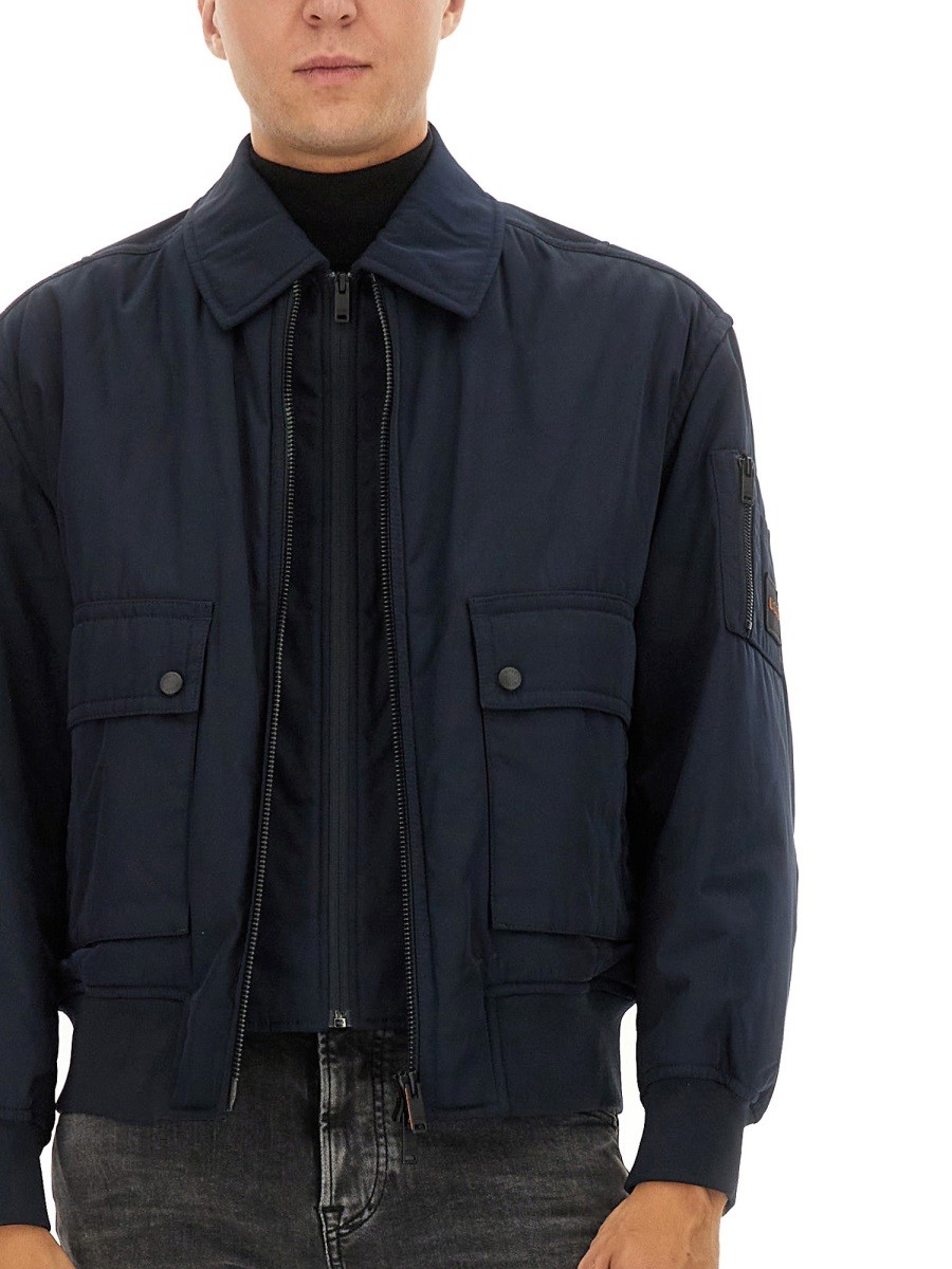 BOMBER JACKET WITH REMOVABLE LINING - Image 4