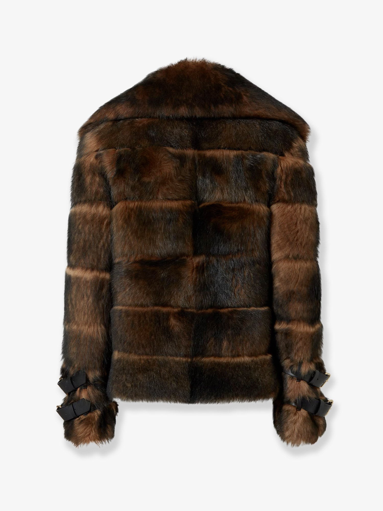 Brown backed sheepskin and nappa jacket - Image 4