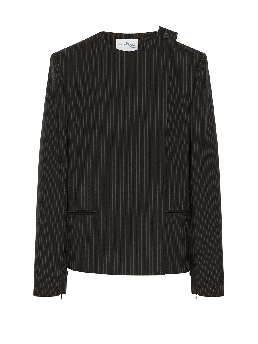 "BUCKLE PINSTRIPES" JACKET