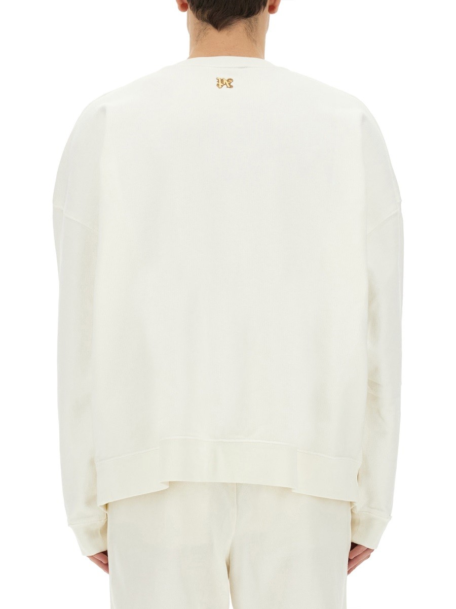 "BURNING MONOGRAM" PRINT SWEATSHIRT - Image 3