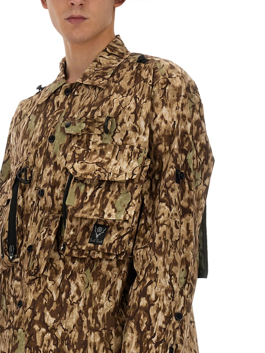 CAMOUFLAGE PRINT JACKET - Image 2