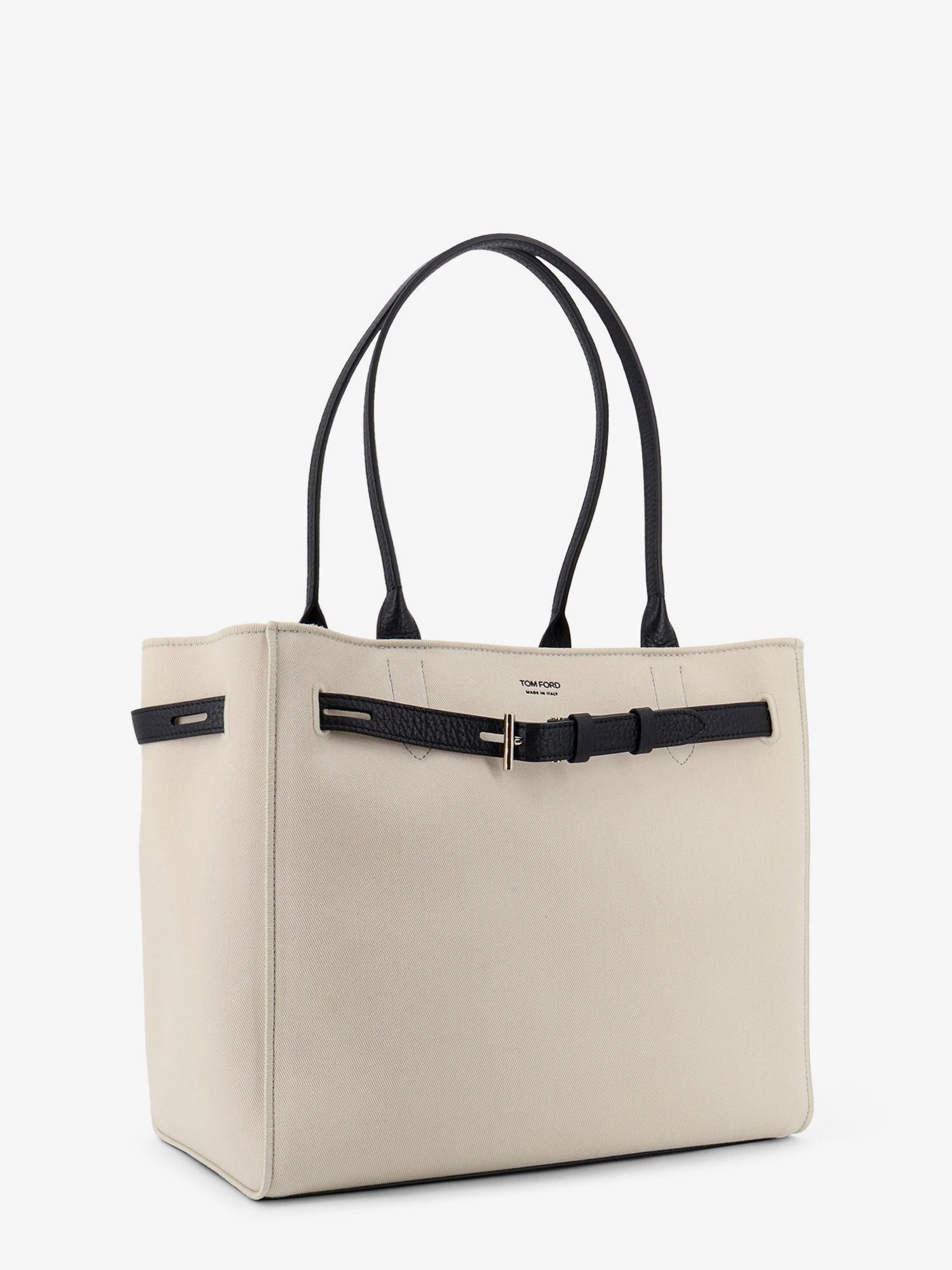 Canvas shoulder bag with engraved logo on the front - Image 3