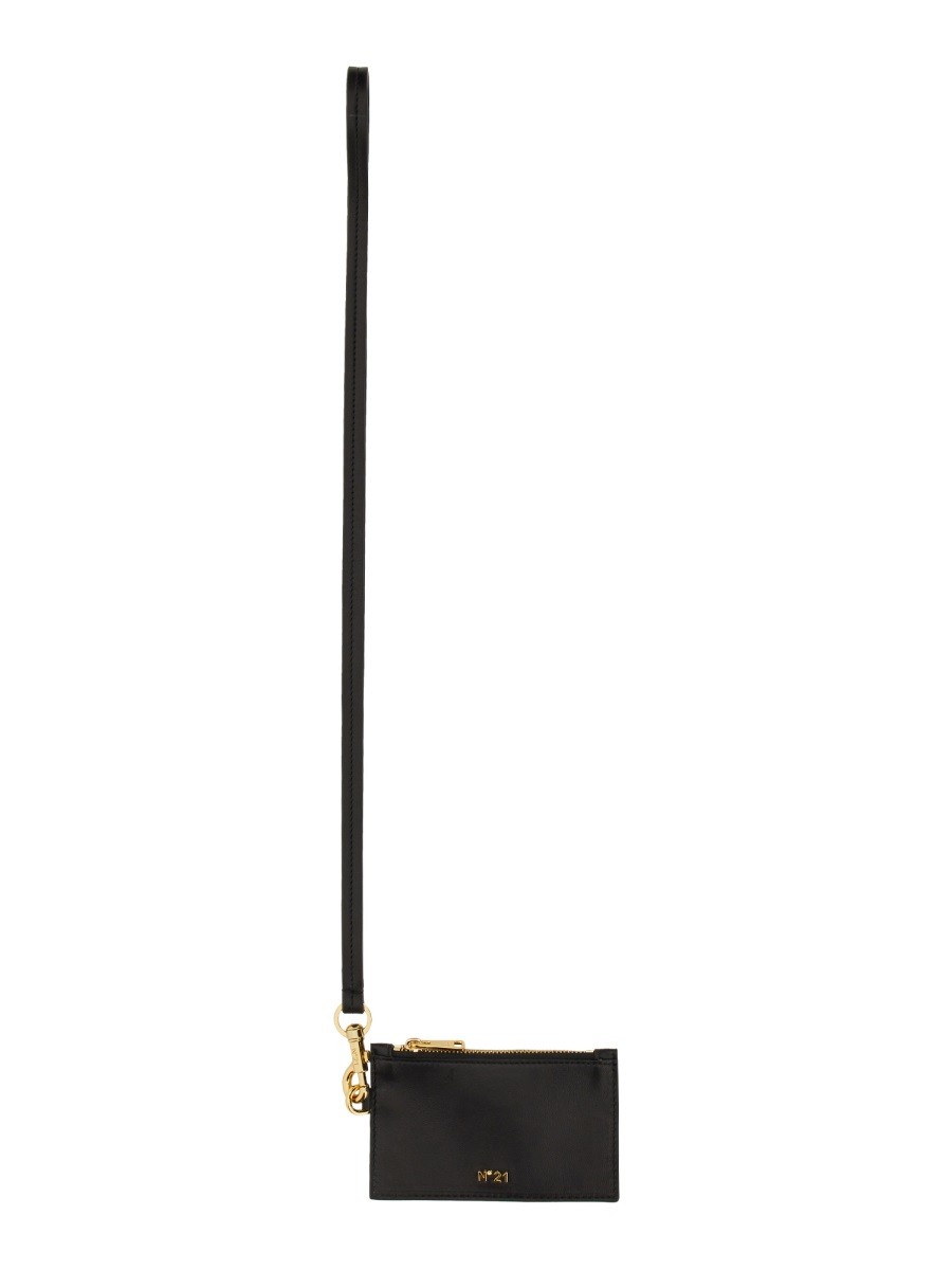 CARD HOLDER WITH SHOULDER STRAP