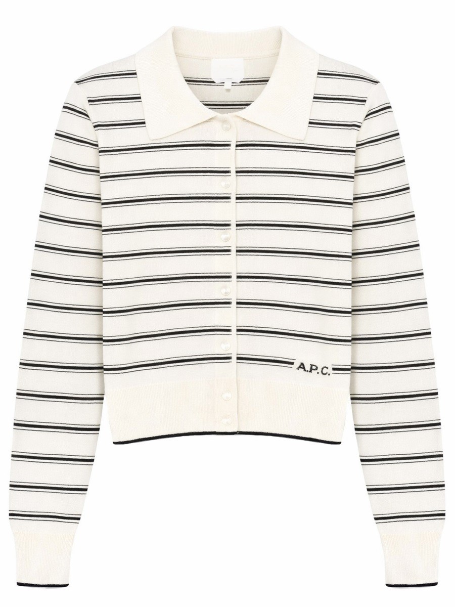 CARDIGAN WITH POLO COLLAR