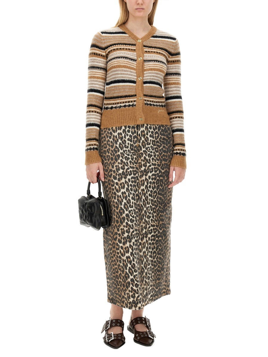 CARDIGAN WITH STRIPE PATTERN - Image 2