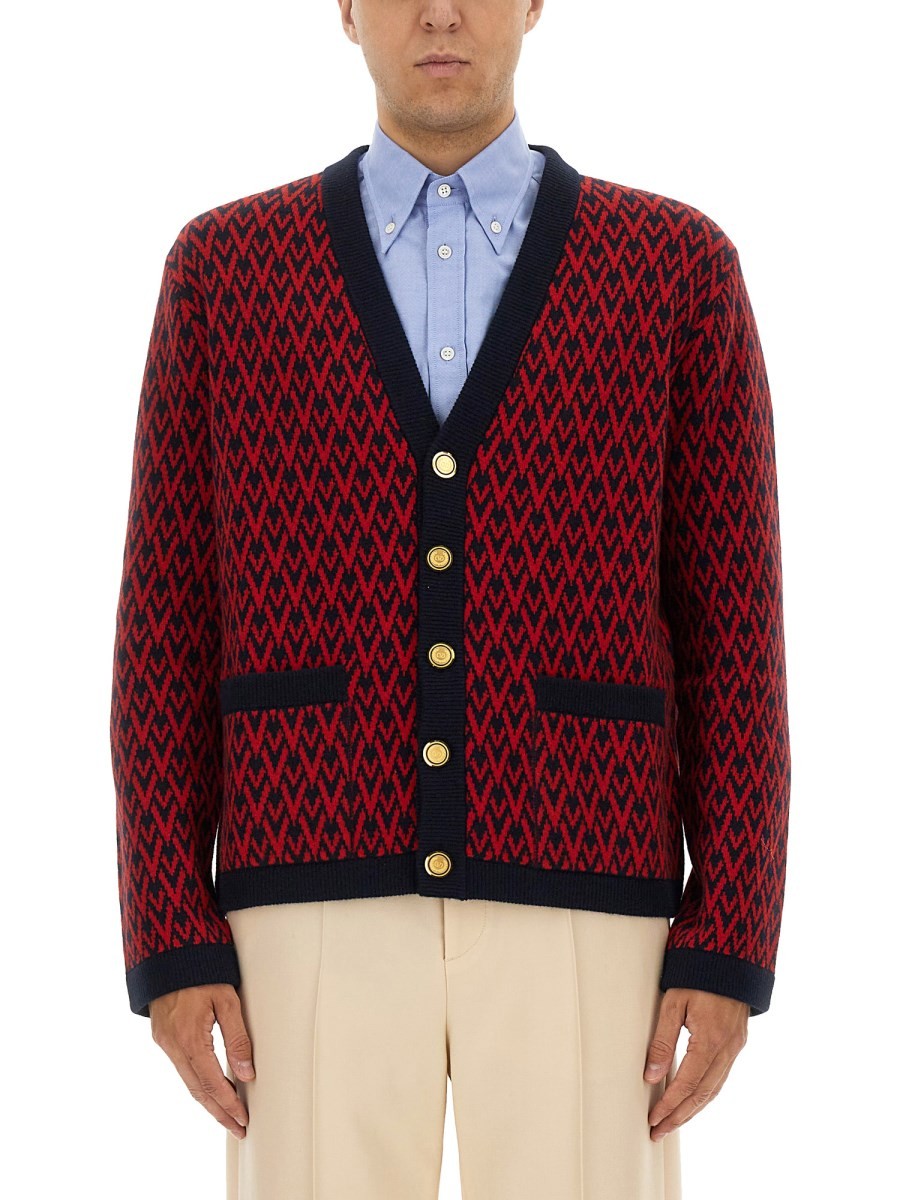 CARDIGAN WITH "TOUTE LA V" PATTERN
