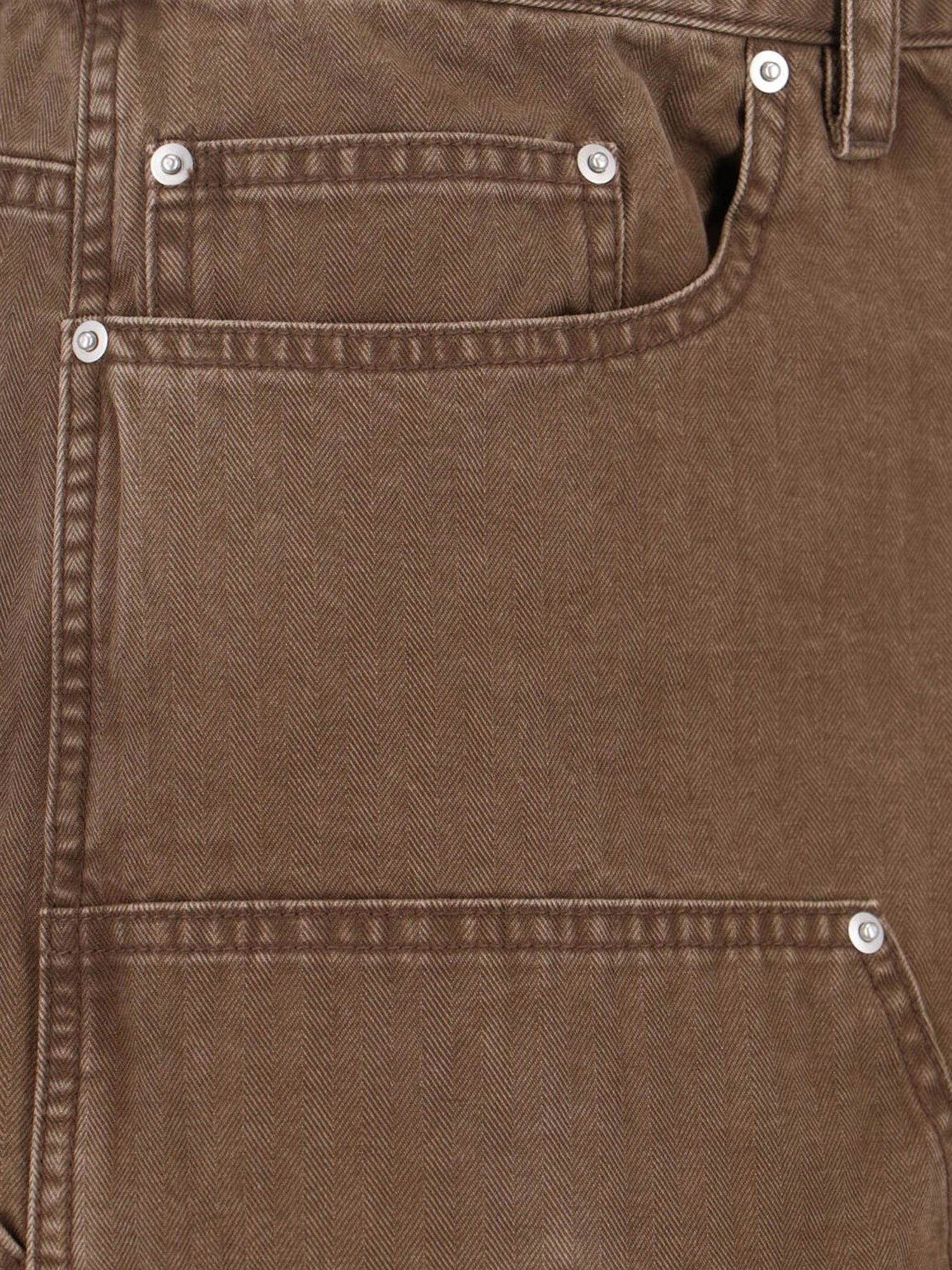 Cargo cotton bermuda shorts with distressed effect - Image 3
