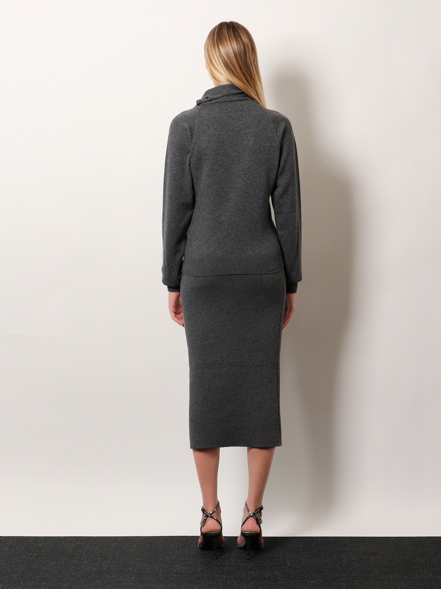 Cashmere and cotton turtleneck sweater - Image 3