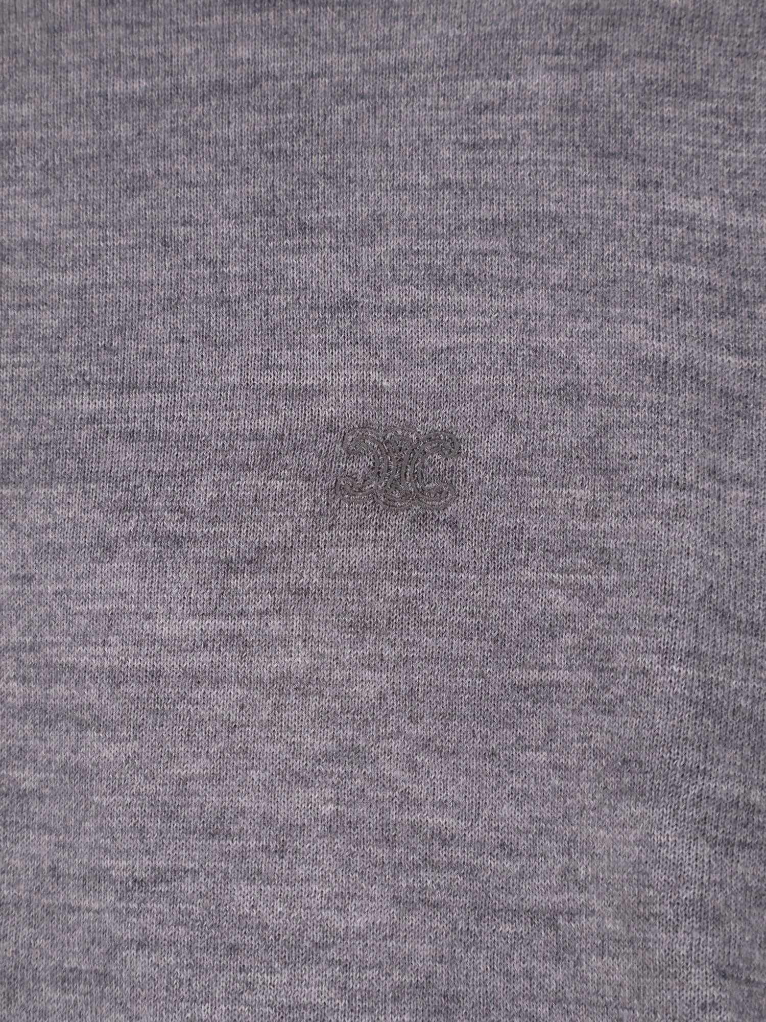 Cashmere and silk polo shirt with embroidery logo on the front - Image 3