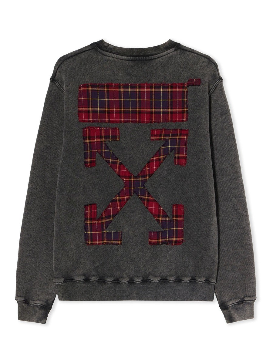 "CHECK FLAN ARROW LOGO" SWEATSHIRT - Image 2