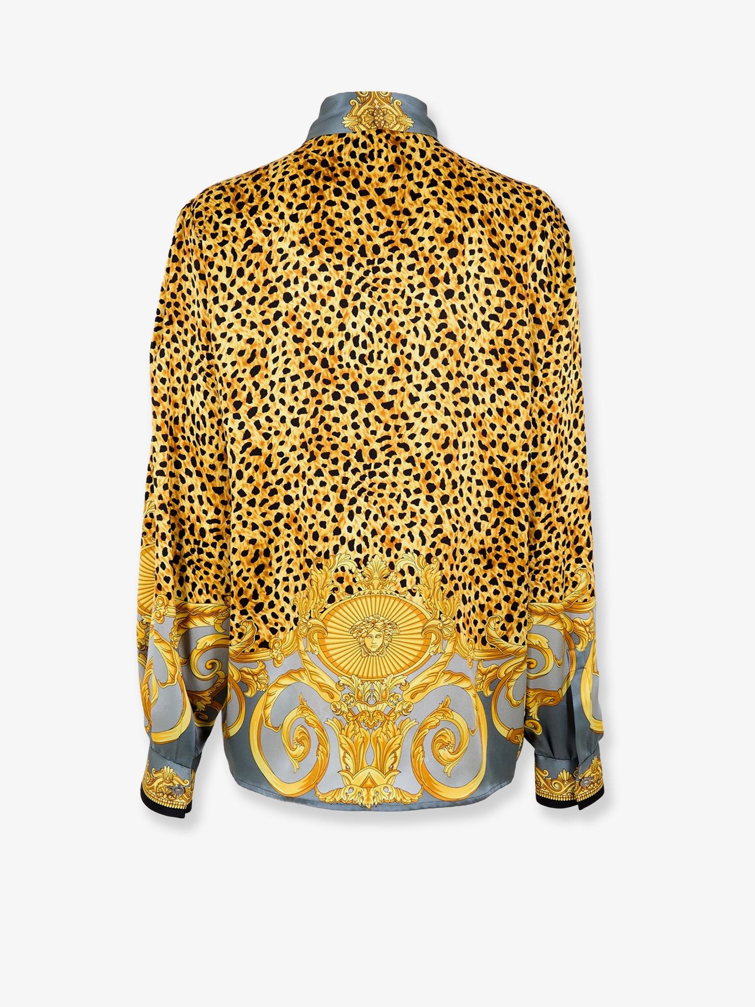 Cheetah Foulard Lavallière silk shirt - Image 4