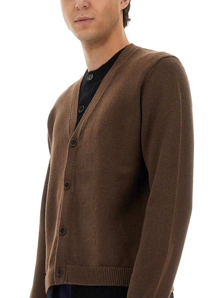 CONTRASTING LAYERED CARDIGAN - Image 4