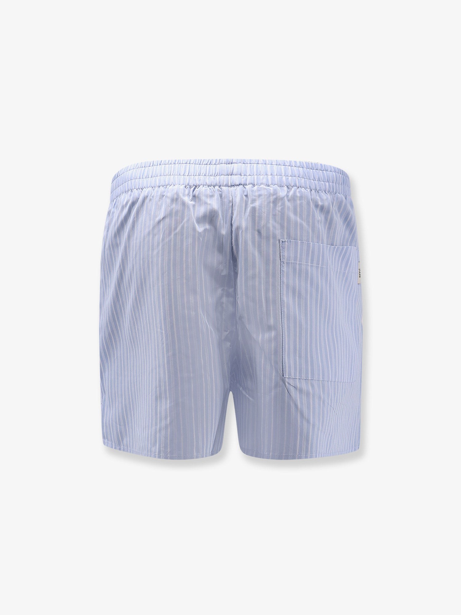 Cotton bermuda shorts with striped pattern - Image 2