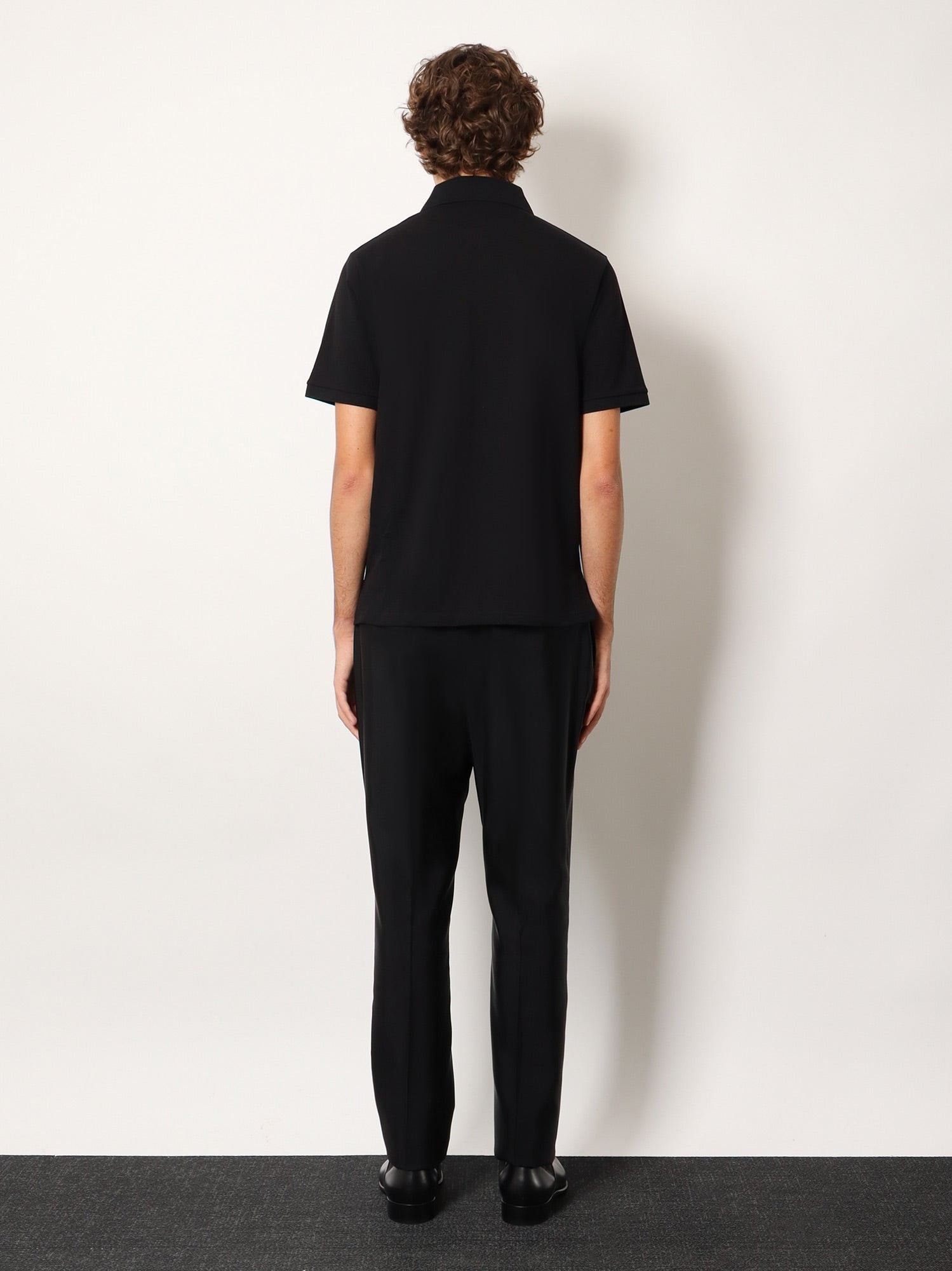 Cotton blend polo shirt with Cassandre embroidery - Image 3