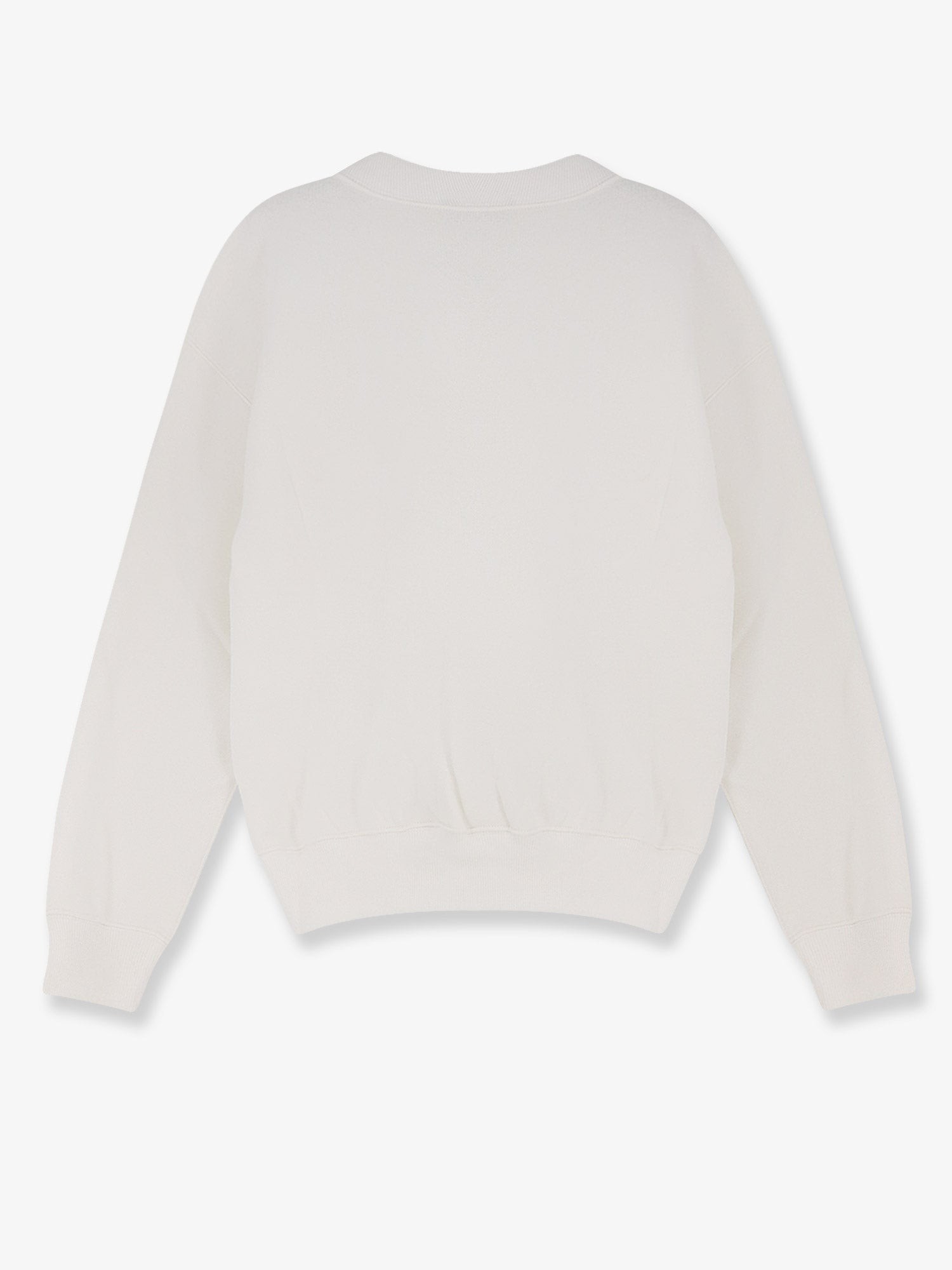 Cotton blend sweater with embroidered logo on the front - Image 2