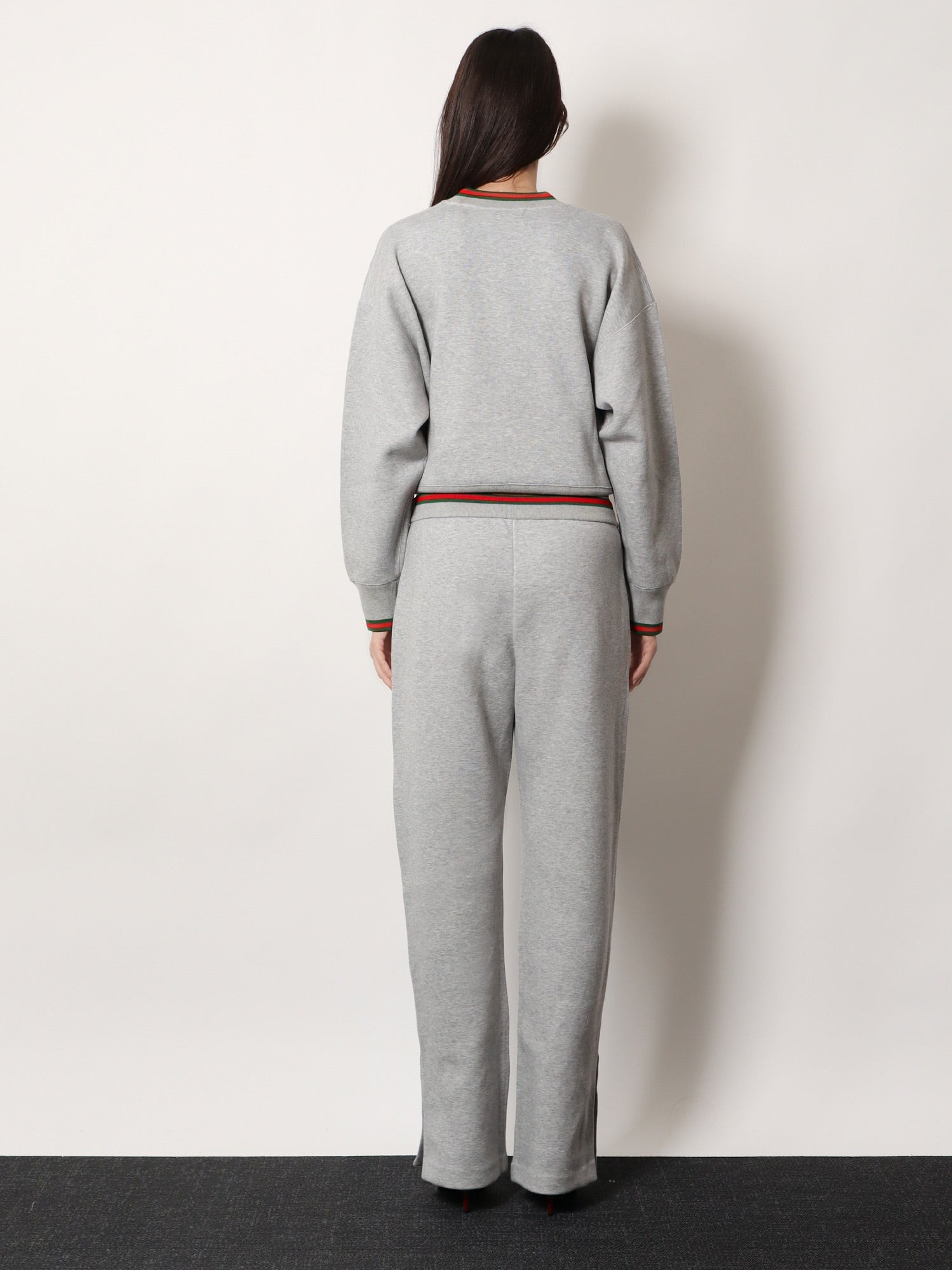 Cotton blend trouser with Web detail - Image 3