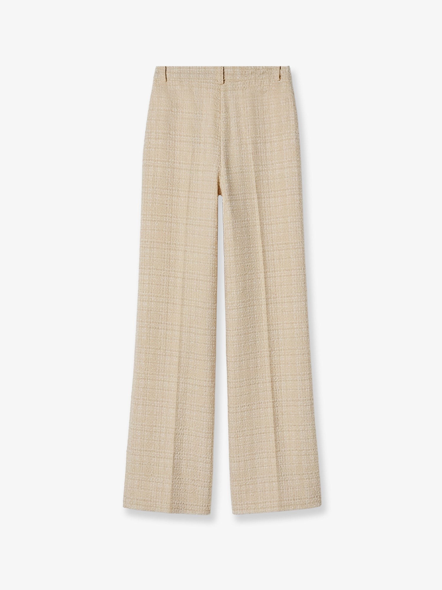 Cotton blend trousers with checked pattern - Image 4
