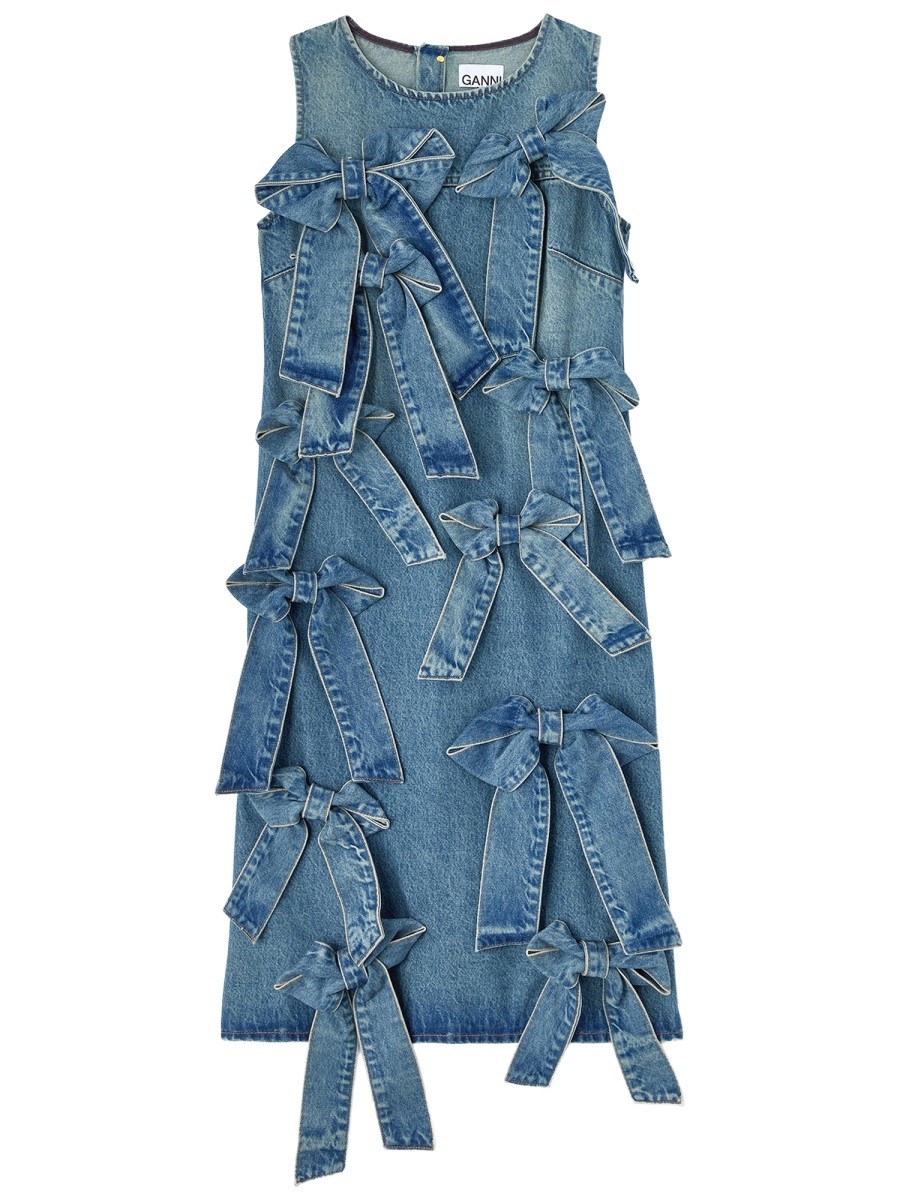 COTTON DENIM DRESS