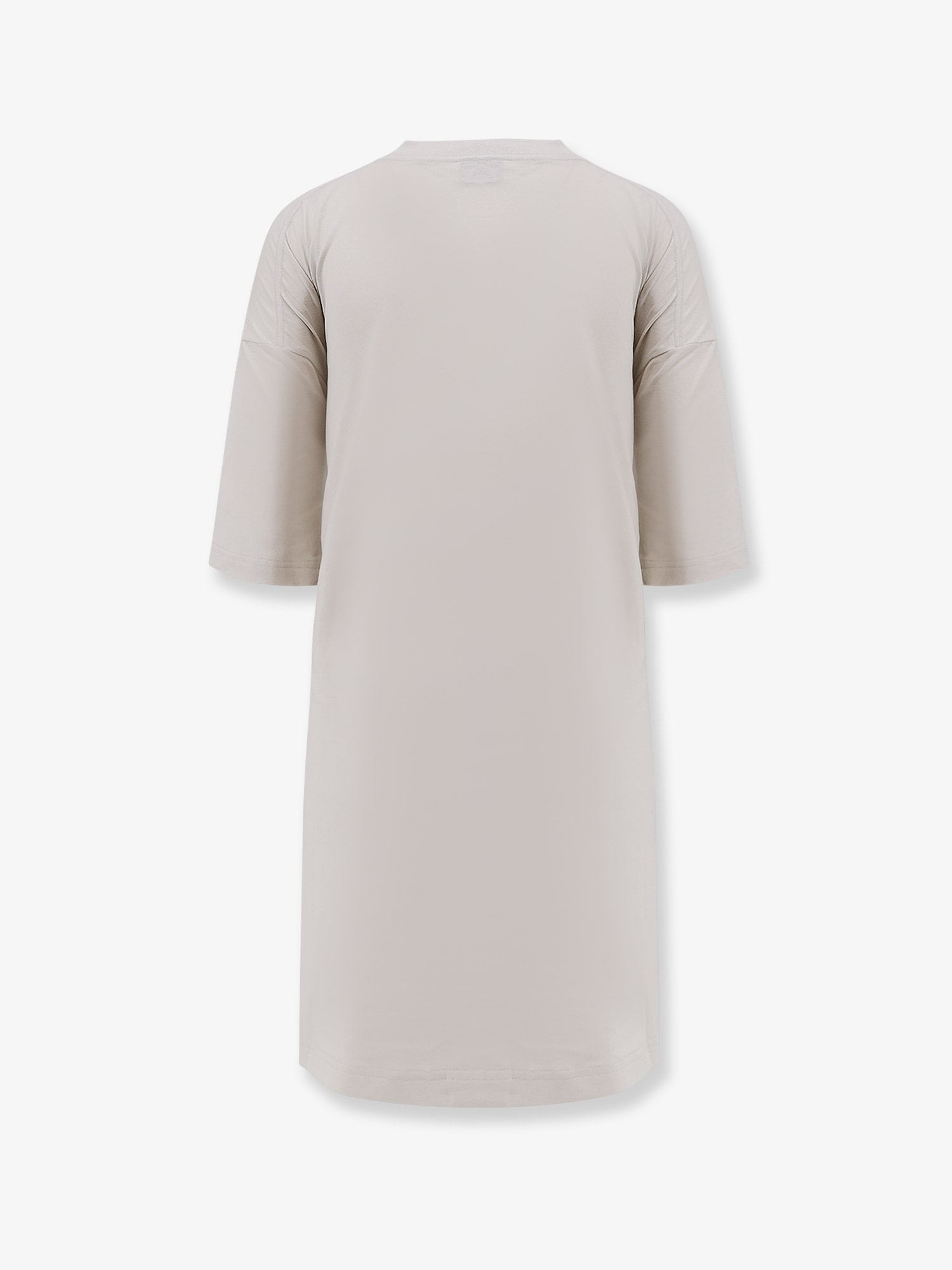 Cotton jersey Semi fitted short dress - Image 4