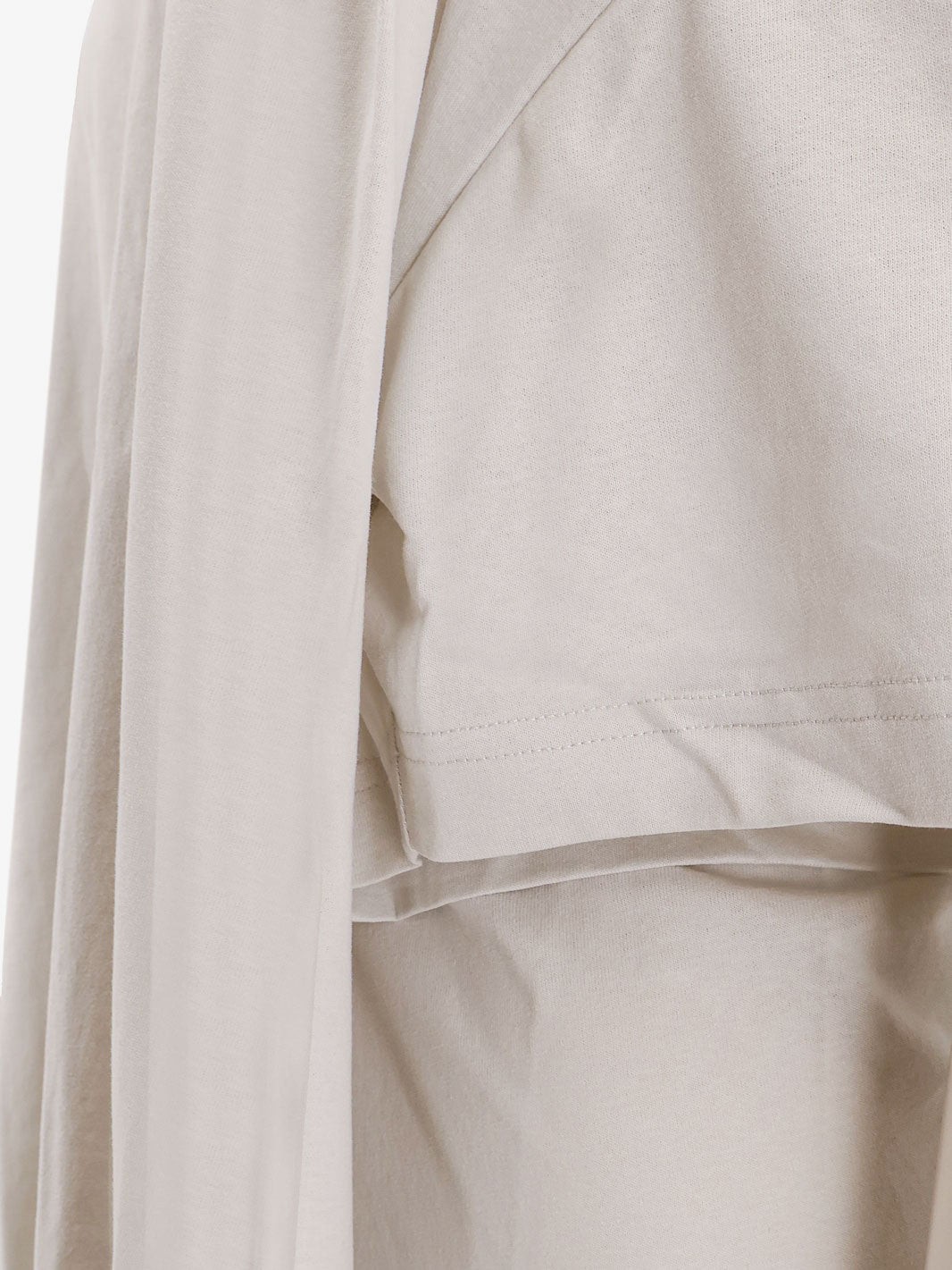 Cotton jersey Semi fitted short dress - Image 5
