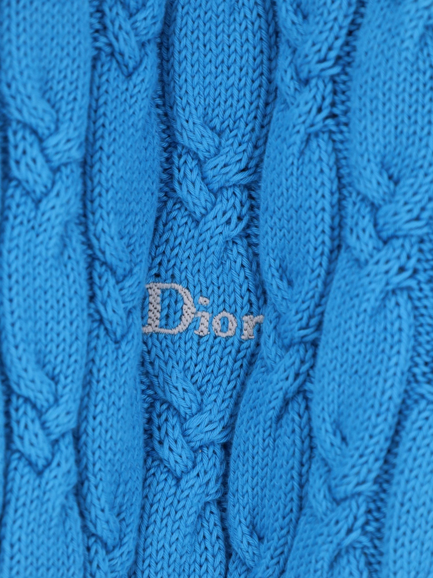 Cotton sweater with braided processing - Image 3