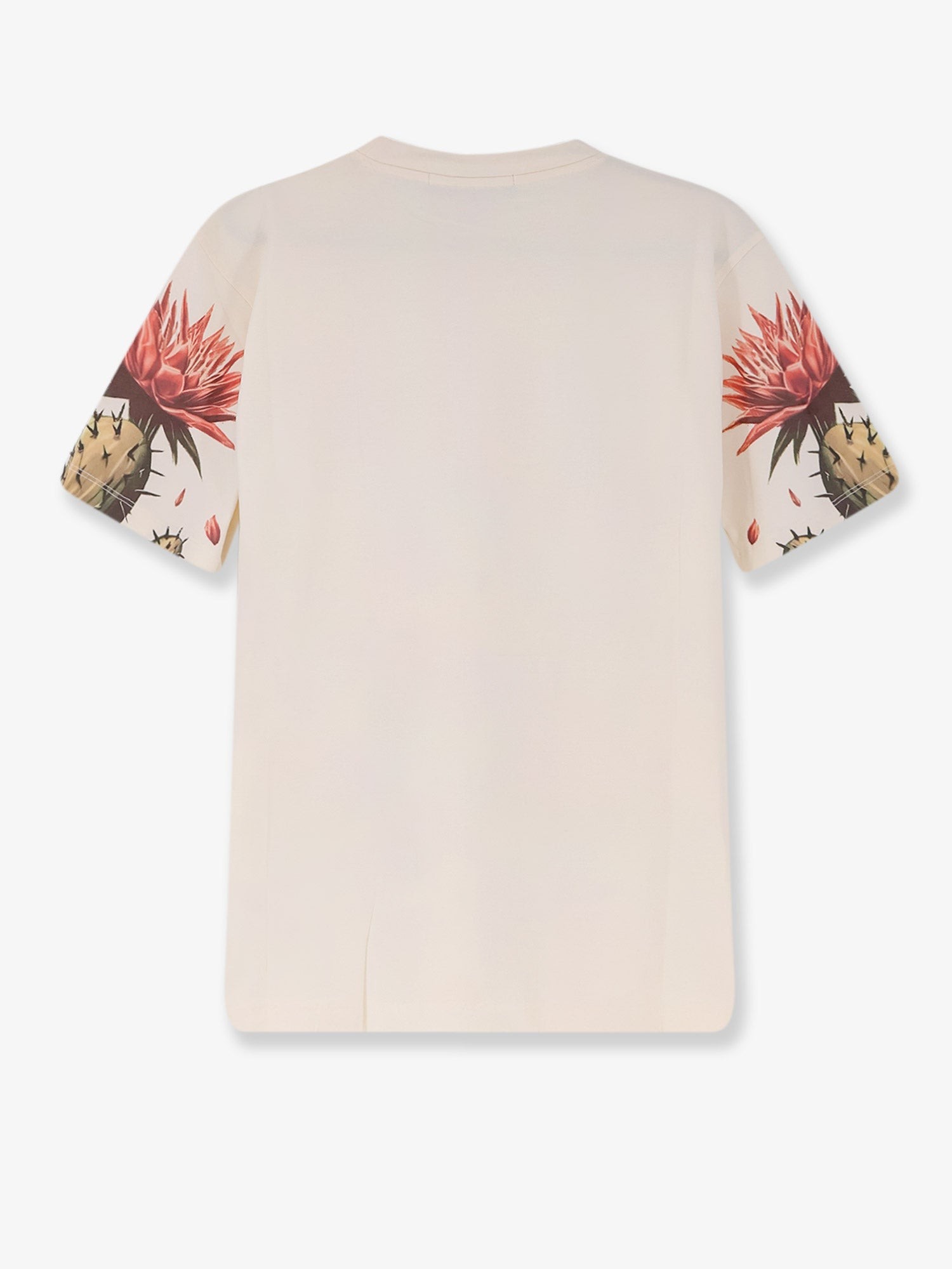 Cotton t-shirt with frontal logo print - Image 2