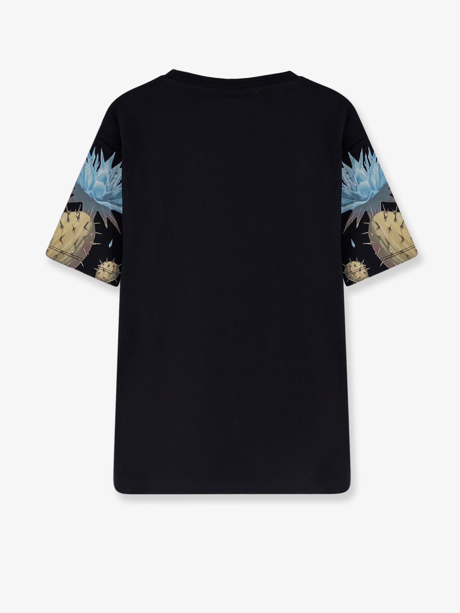 Cotton T-shirt with multicolor front print - Image 2