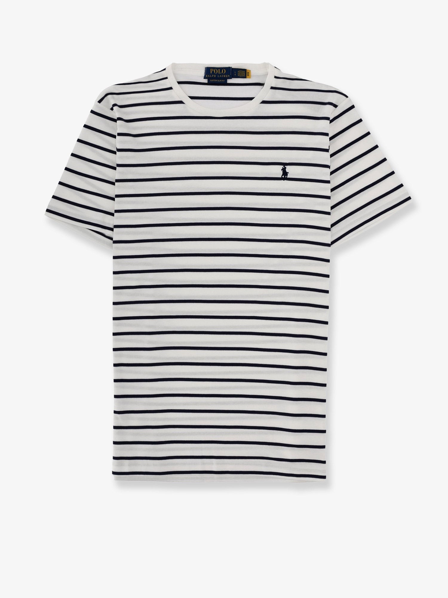 Cotton t-shirt with striped pattern