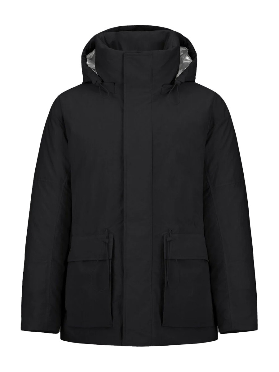 "CRINKLE METALLIC" PARKA