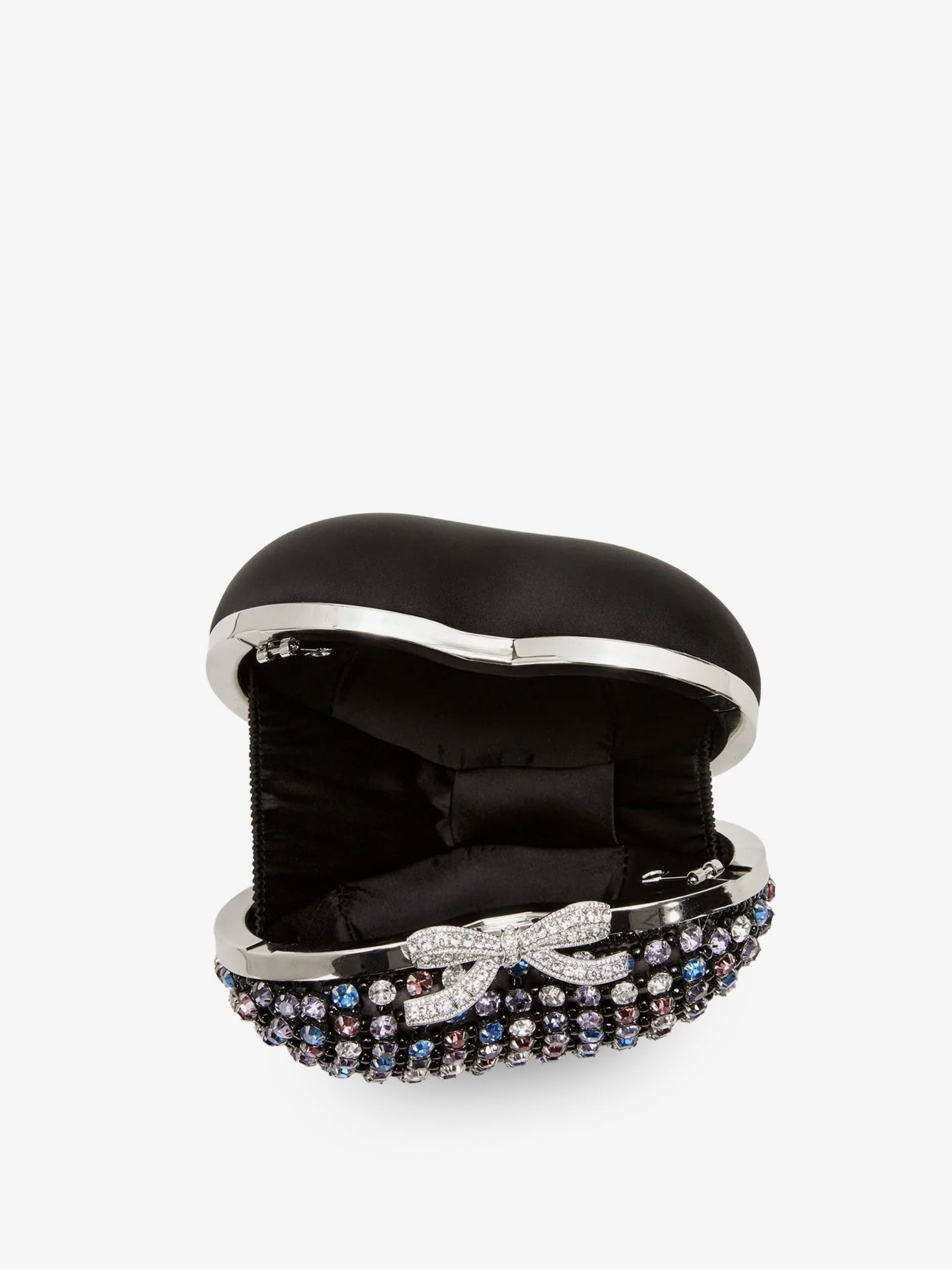 Crystal heart clutch bag - Image 4