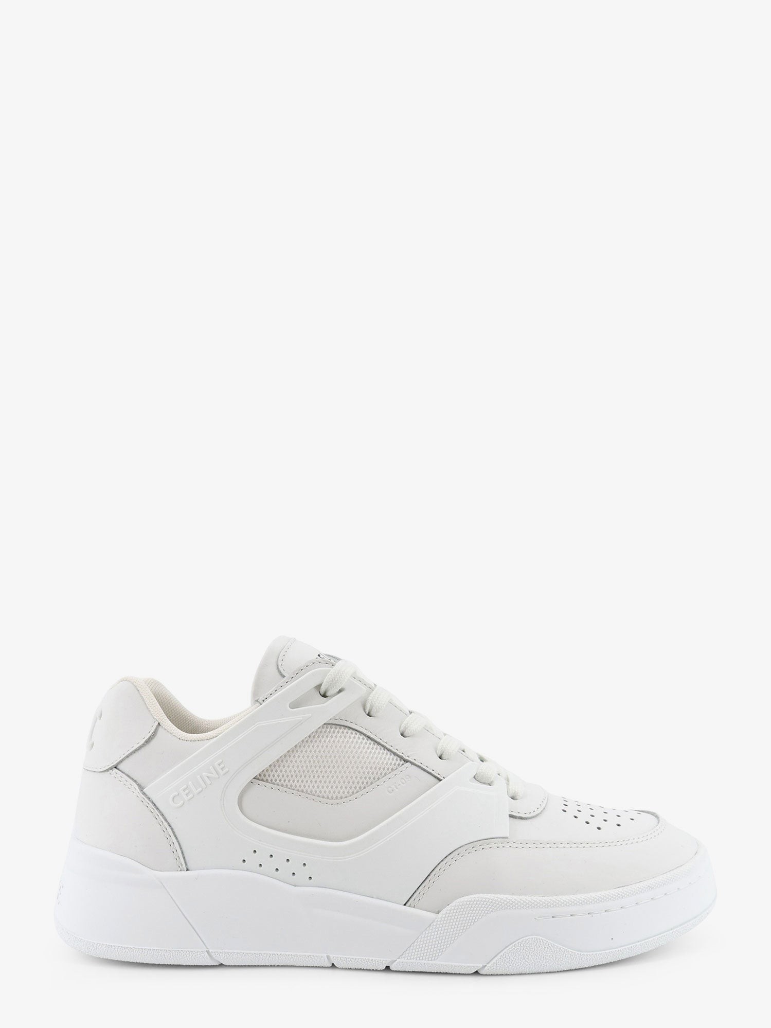 CT-09 leather sneakers with mesh inserts