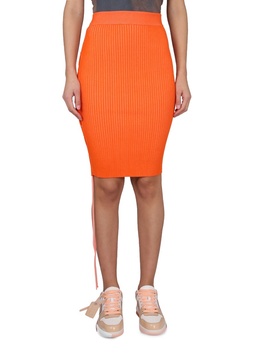 CUT-OUT SKIRT