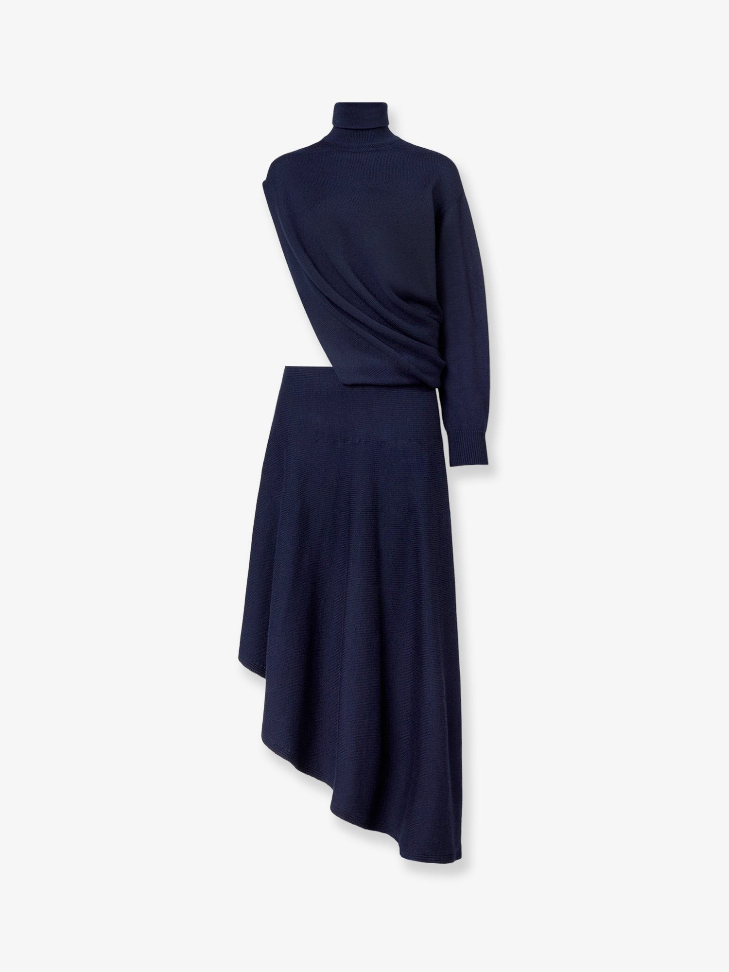 Cut-Out virgin wool dress - Image 4